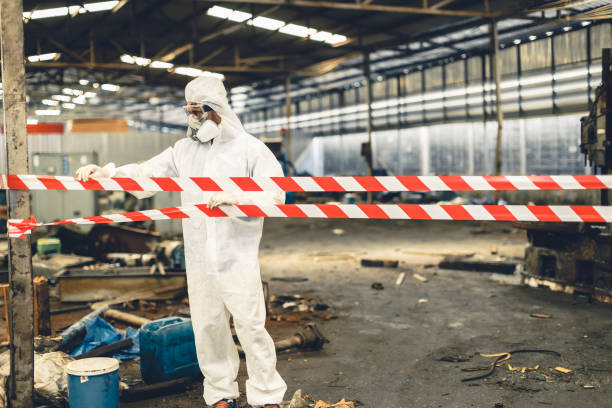 Professional Biohazard technician working in Hamburg, PA